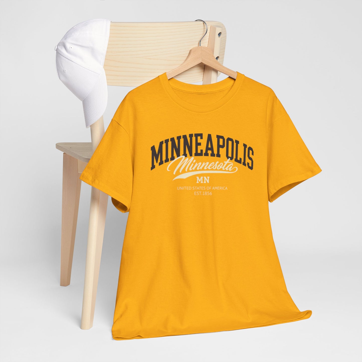 Minneapolis Minnesota Vintage Athletic Tee — City sporty casual outfit  Unisex T-Shirt