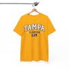 White Smoke Tampa Florida Graphic Tee — Vintage Collegiate City Shirt