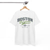 White Smoke Boston Evergreen T-Shirt — Vintage Athletic City Tee