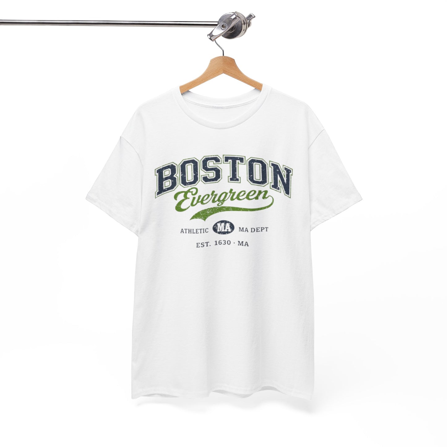 Boston Evergreen T-Shirt — Vintage Athletic City Tee