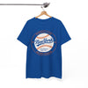 White Smoke New York Baseball Club Tee — Vintage Metro League Graphic T-Shirt