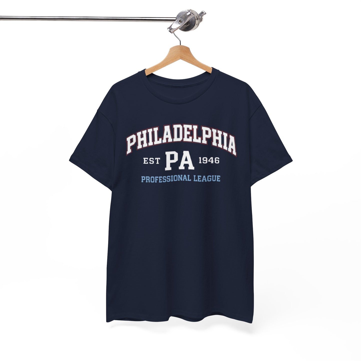 Philadelphia PA Vintage Collegiate T-Shirt — Established 1946 Retro Tee