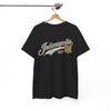 White Smoke Indianapolis 317 Shirt Vintage Script Tee Indiana T Shirt Retro City Graphic