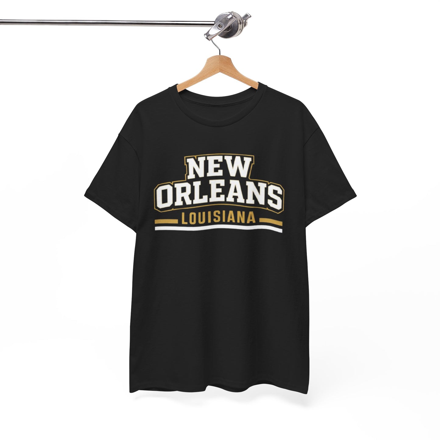 New Orleans Louisiana Vintage Collegiate T-Shirt – breathable comfort wear, nfl fan apparel, image 1.0