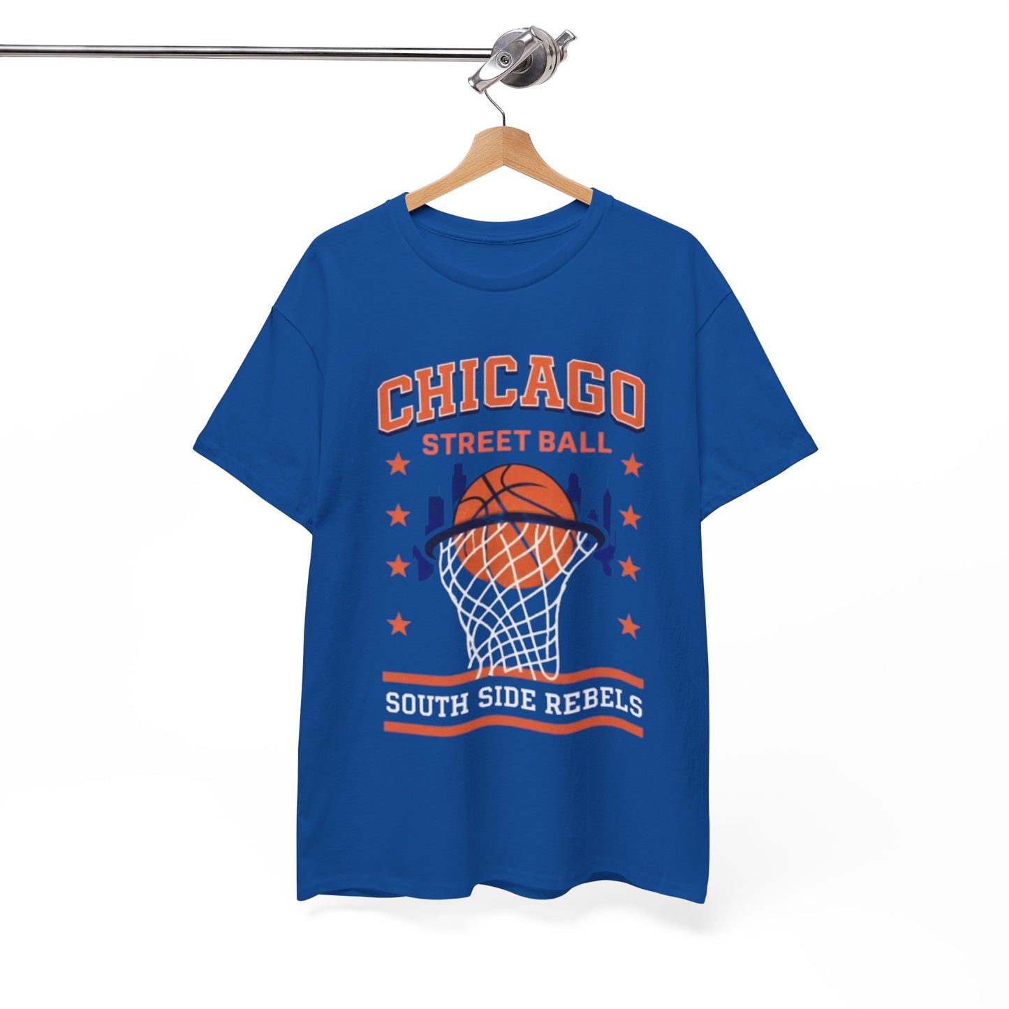 Chicago Street Ball South Side Rebels T-Shirt – Urban Basketball Streetwear Tee
