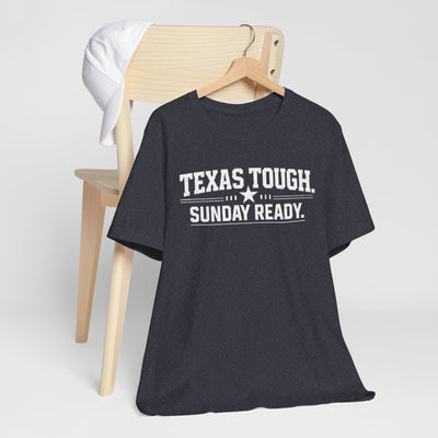 Dark Slate Gray Texas Football Shirt – Texas Tough Sunday Ready Dallas Game Day T Shirt