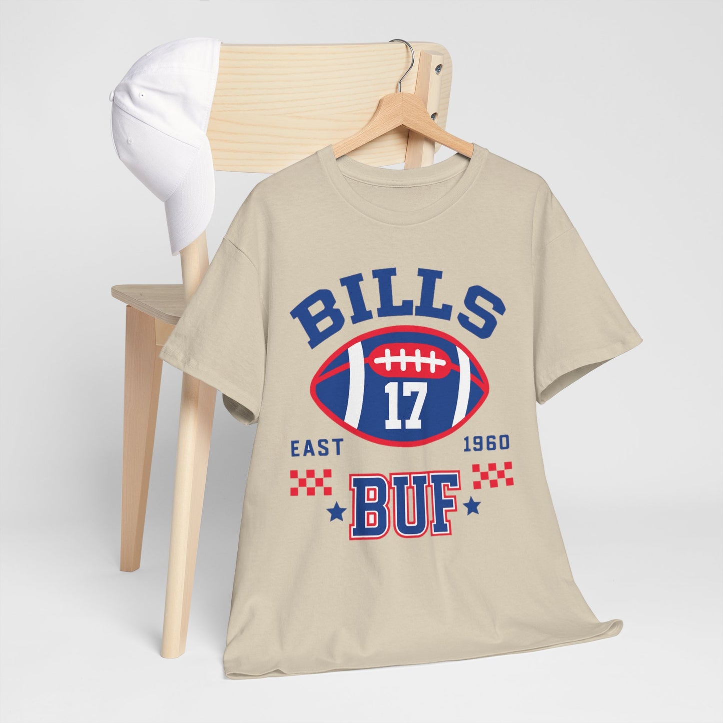 Buffalo Buf Football Tee – Retro #17  Fan Shirt