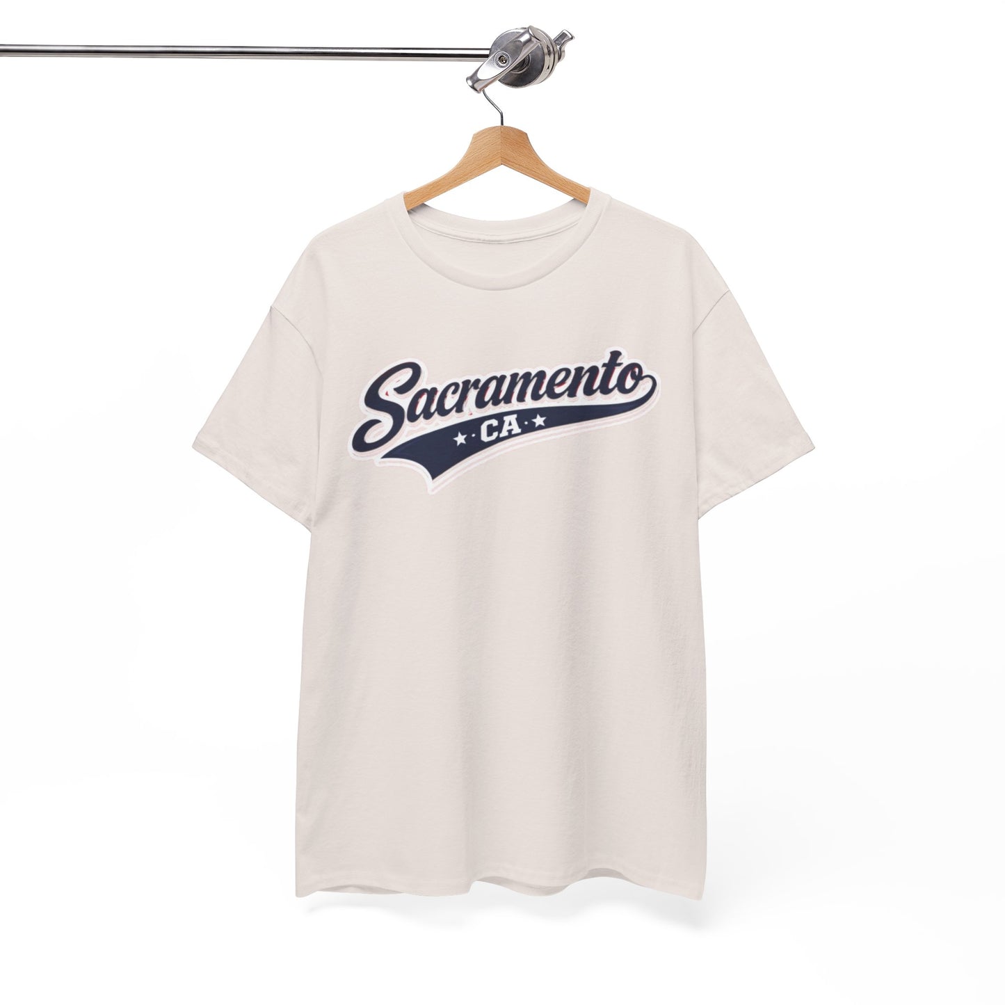 White Smoke Sacramento CA Vintage Script T‑Shirt