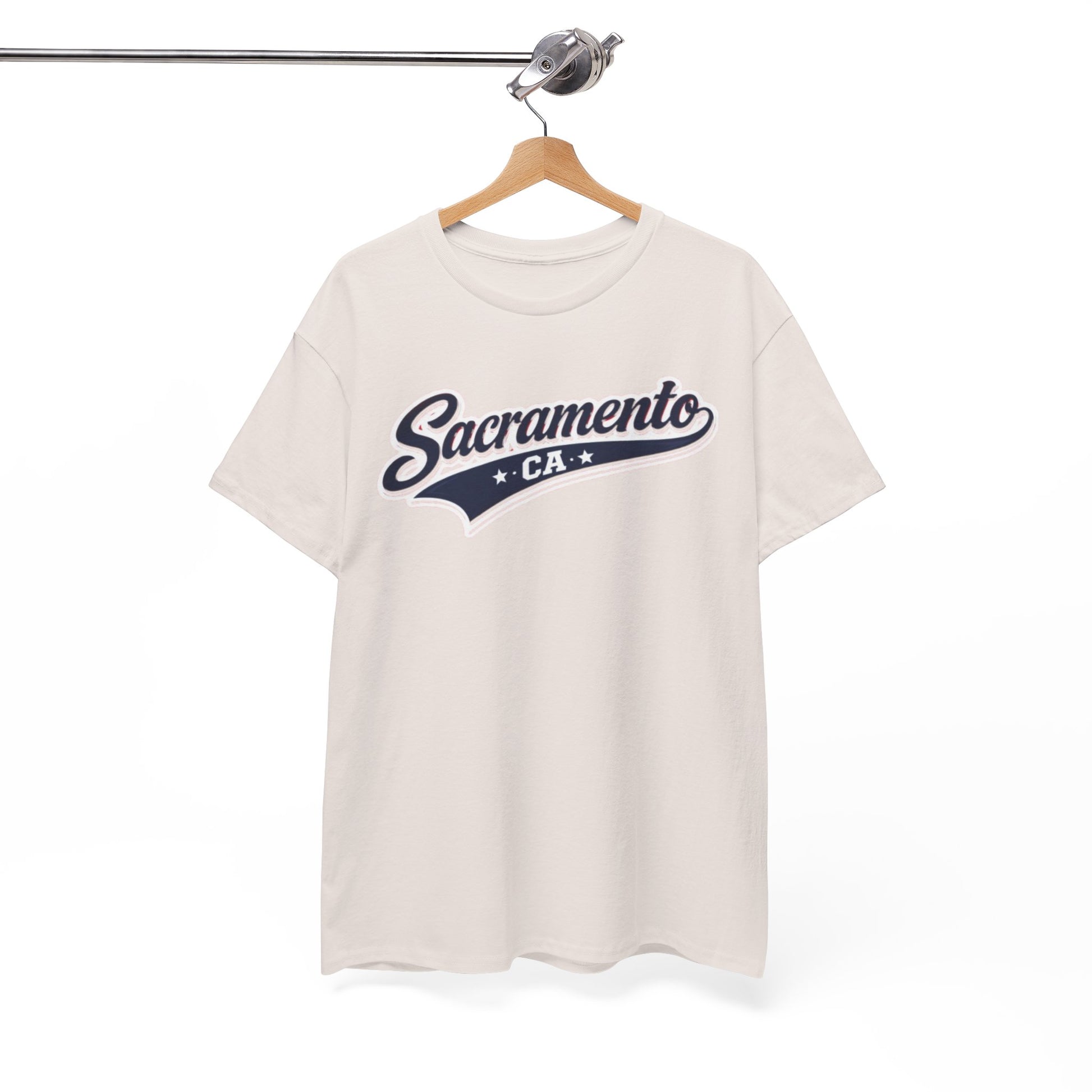 White Smoke Sacramento CA Vintage Script T‑Shirt