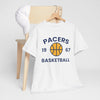 Lavender Pacers Basketball Tee – Vintage 1967 Basketball Graphic Shirt