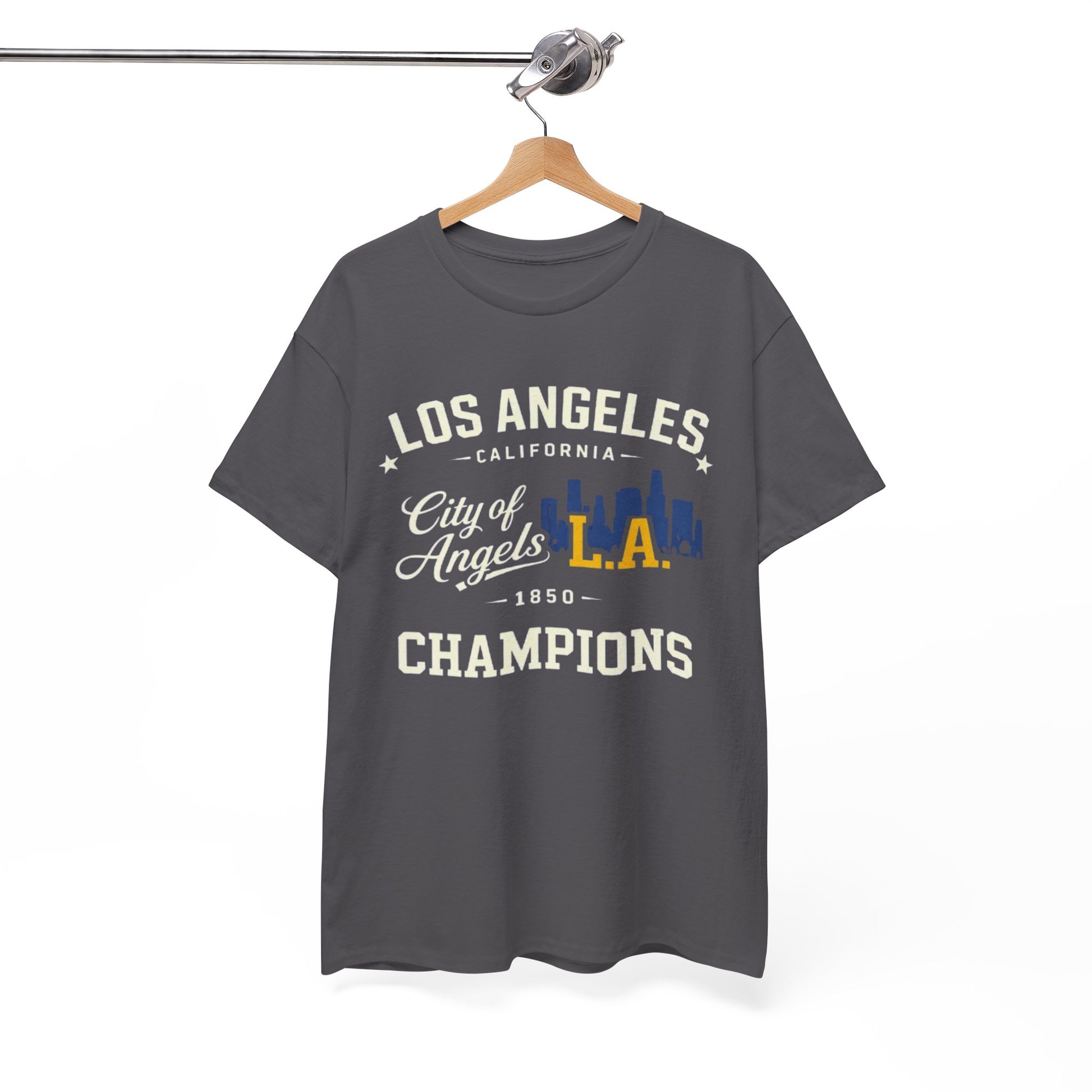 White Smoke Los Angeles City of Angels L.A. Champions T-Shirt