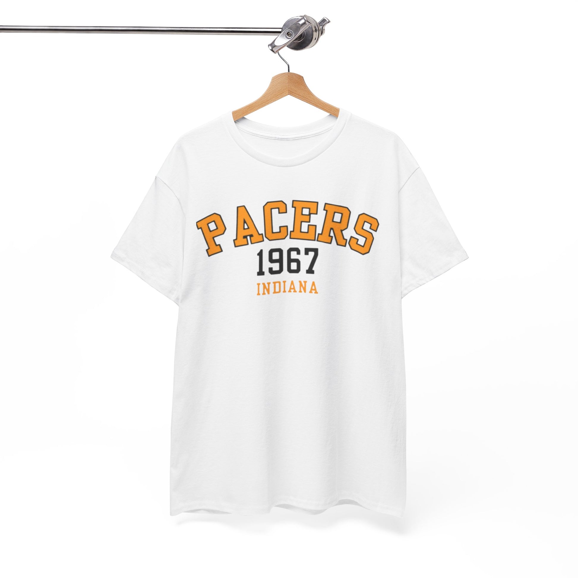 Pacers 1967 Indiana T-Shirt — Vintage Basketball Tee – lightweight game day shirt, football shirt, image 1.0