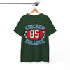 White Smoke Chicago College 85 Vintage Sports Tee