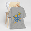 Dark Gray Chicago Sky Basketball Tee – Distressed Logo Graphic Shirt