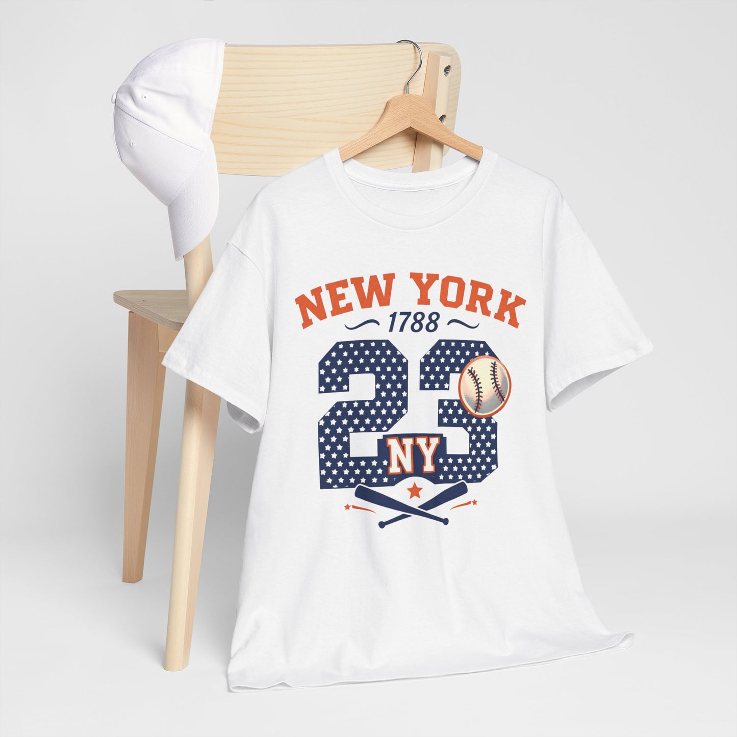 Baseball New York 23 T-Shirt — Retro NY Baseball Tee