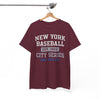 White Smoke New York Baseball City Series Tee – EST. 1903 Vintage Athletic T‑Shirt