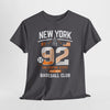 Lavender New York Baseball club Tee no 92 t-shirt