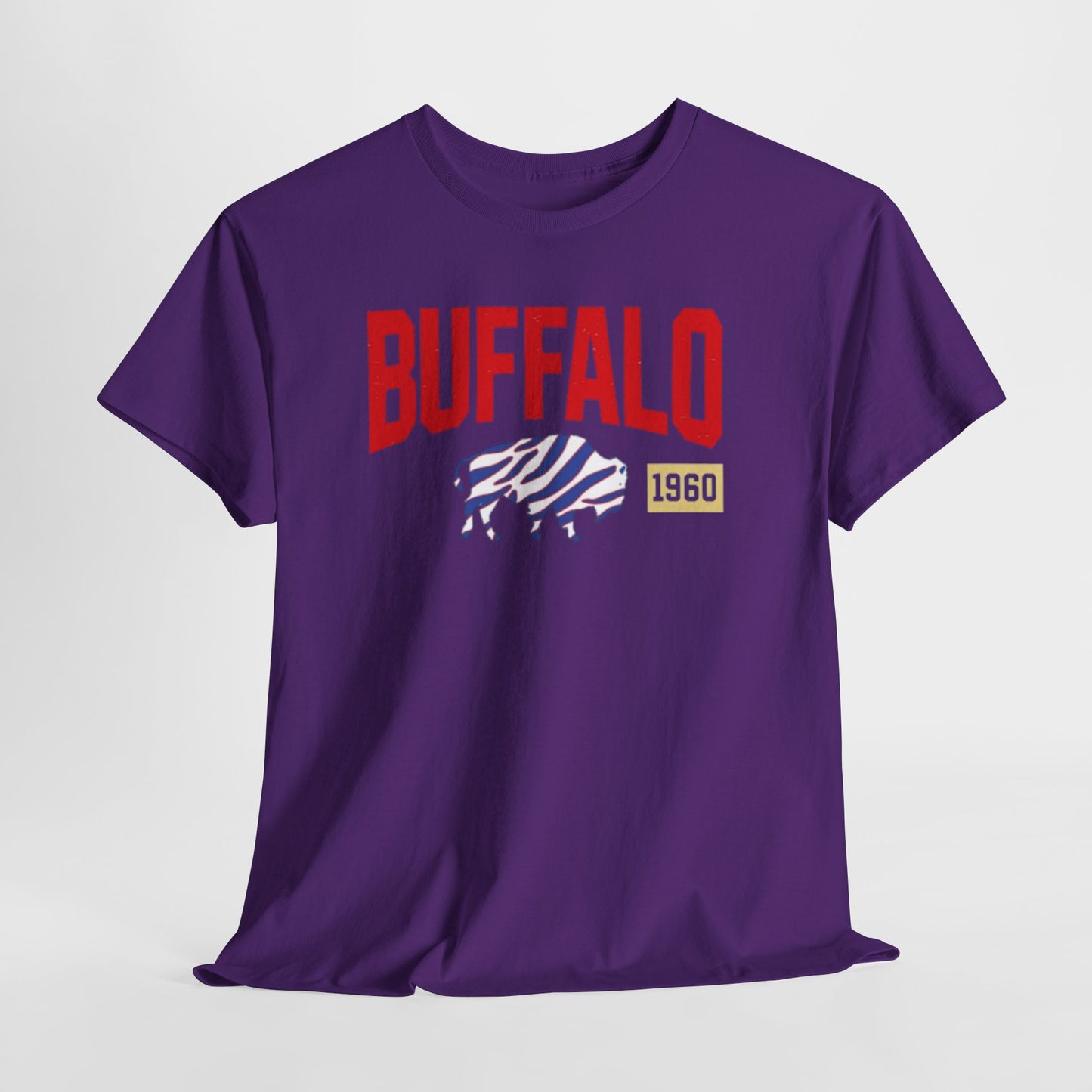 Dark Slate Blue Buffalo football 1960 Tee – Vintage Buffalo Bison Graphic T-Shirt