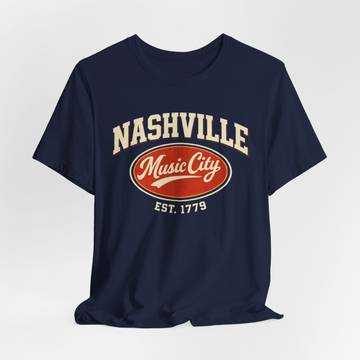 Nashville Music City Tee — Vintage Retro Music Tour T‑Shirt