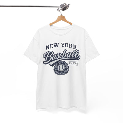 Baseball T-Shirt — New York Baseball Vintage  Tee – breathable comfort wear, casual fan outfit, image 1.0