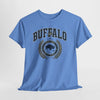 Lavender Buffalo Crest Tee – Vintage Buffalo Logo T-Shirt