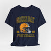 Lavender Green Bay Football Vintage Helmet Tee
