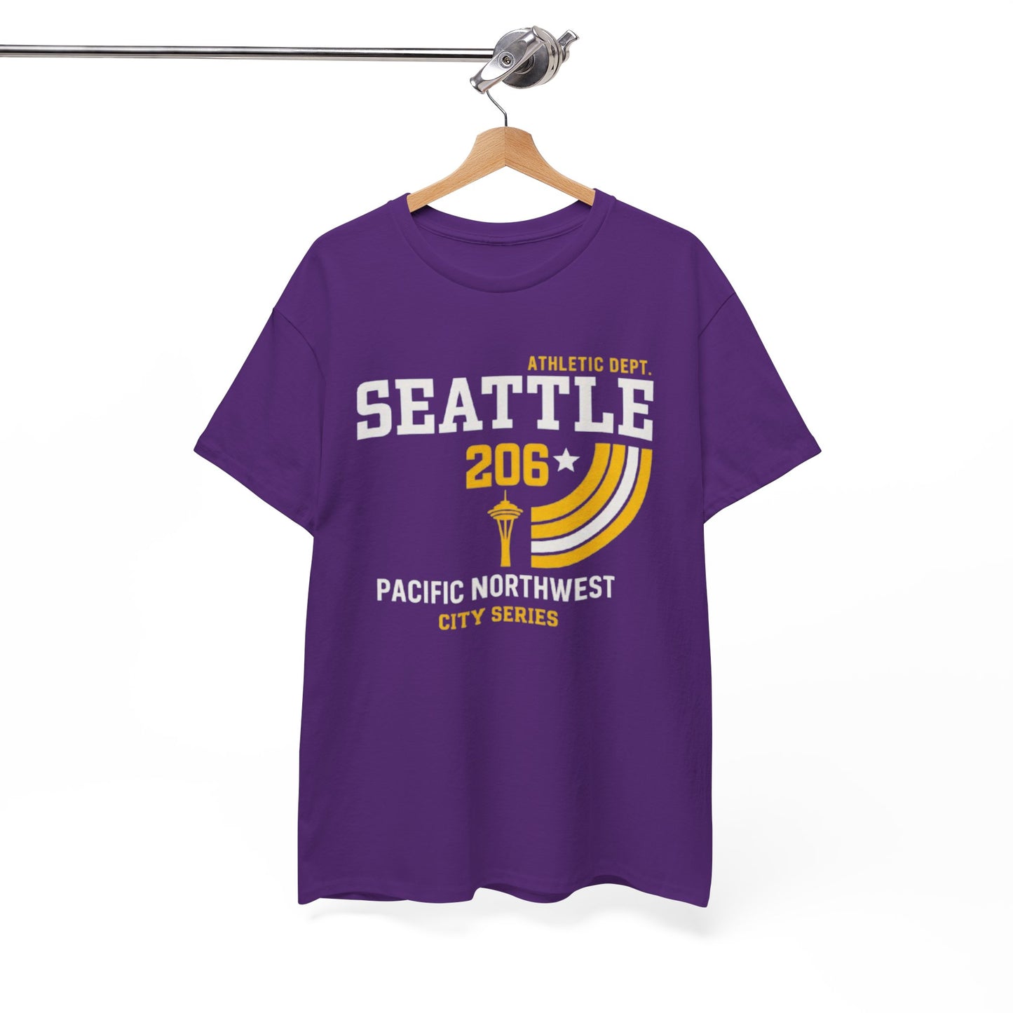 Seattle 206 Athletic Dept. T-Shirt — Pacific Northwest City Series