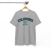 White Smoke Columbus Ohio 1812 Tee — City Graphic T-Shirt