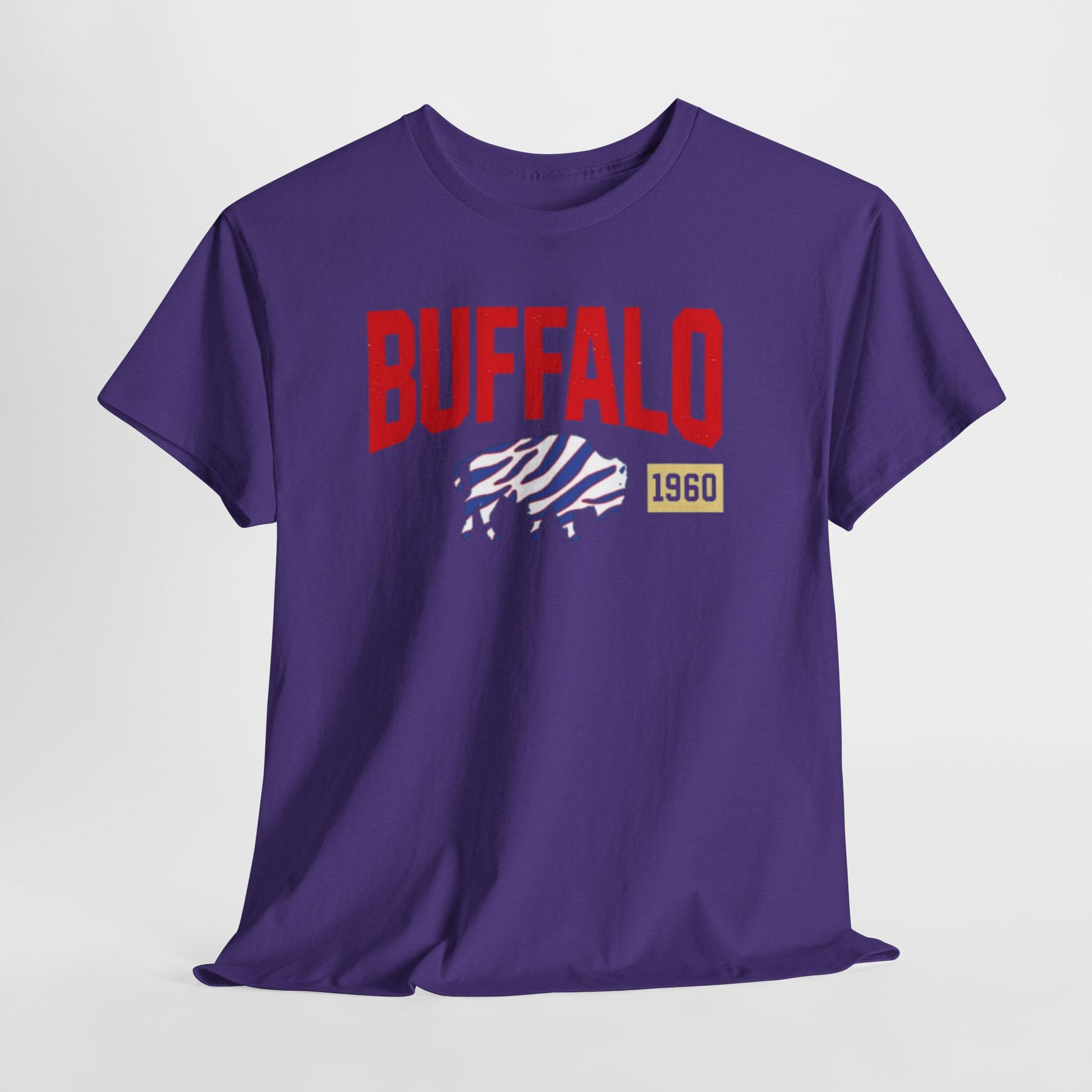 Dark Slate Blue Buffalo football 1960 Tee – Vintage Buffalo Bison Graphic T-Shirt