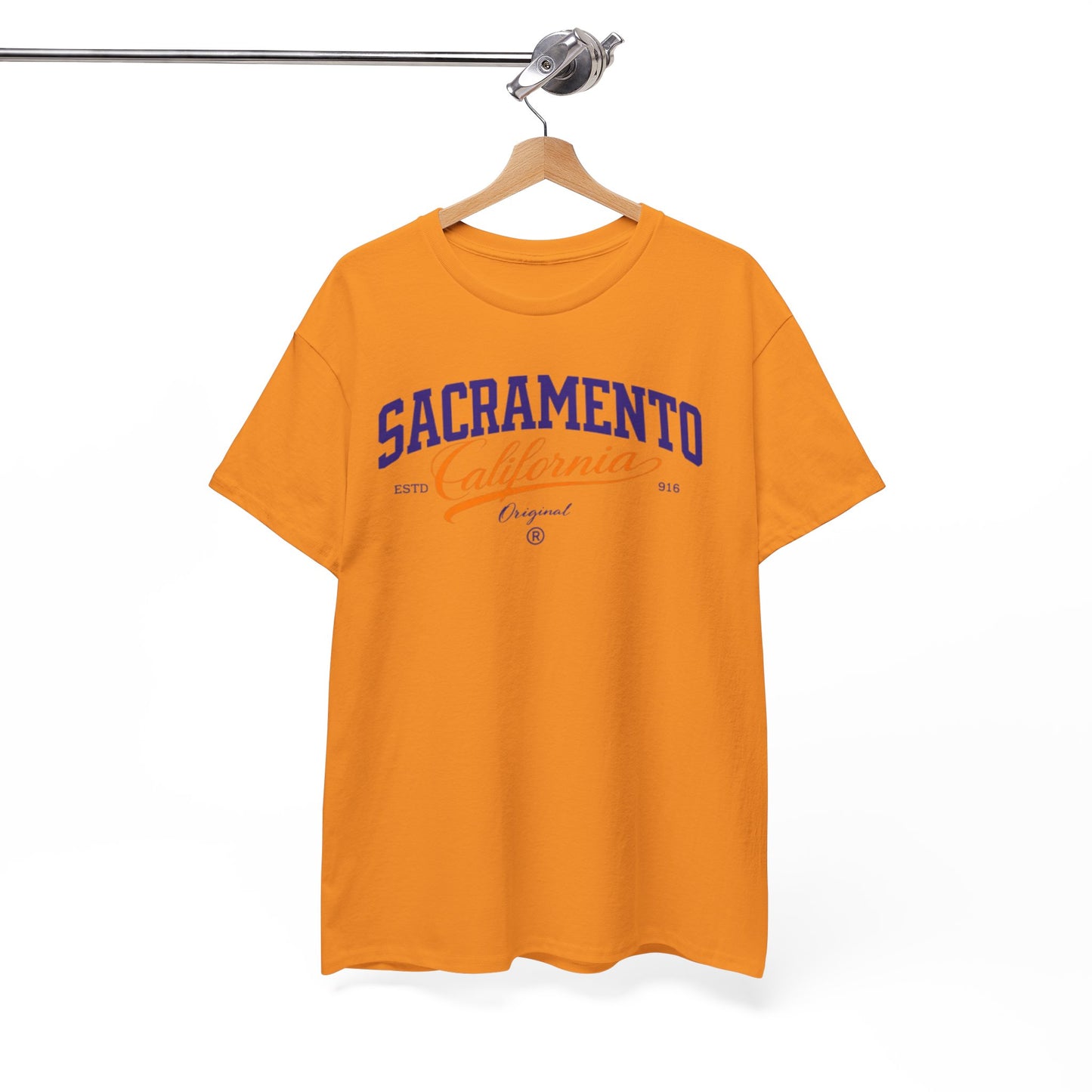 White Smoke Sacramento California Vintage Script T-Shirt — Retro City Tee