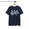 White Smoke New York Baseball T-Shirt — Crossed Bats tee