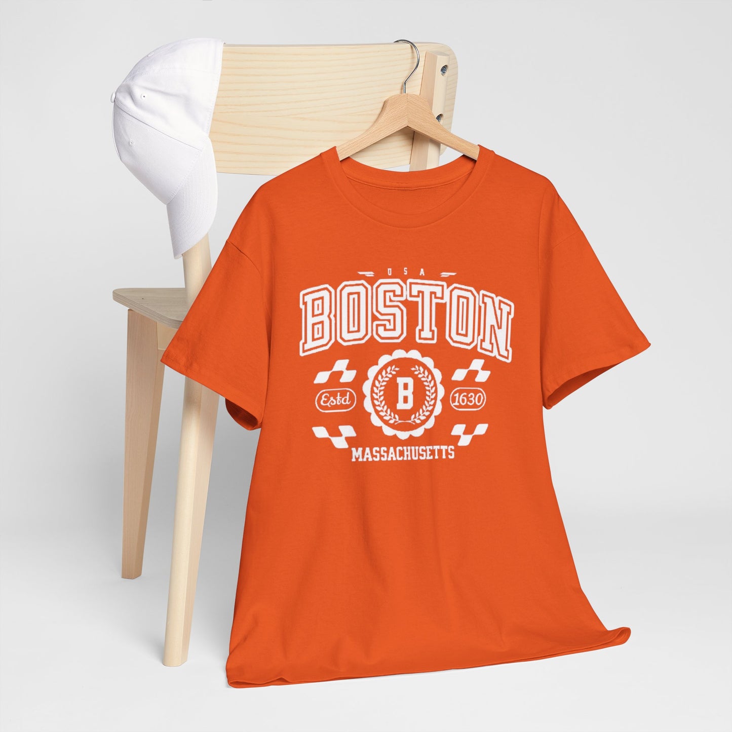 Boston Racing Vintage Tee — Massachusetts Graphic T-Shirt