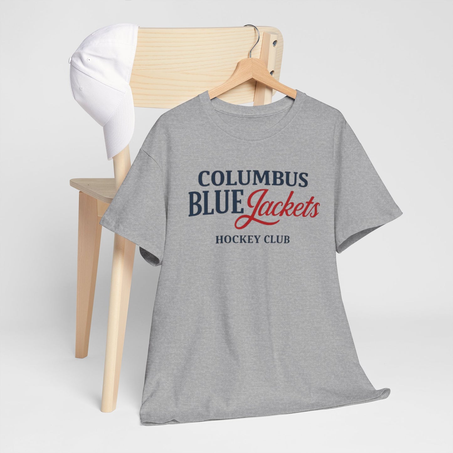 Dark Gray Columbus Blue Jackets Hockey Club T‑Shirt