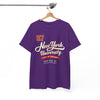 White Smoke New York University '97 Vintage Collegiate Tee  script and retro varsity number shirt
