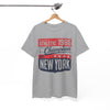 White Smoke New York 1986 Athletic Champion Tee — Vintage Marathon NYC Shirt