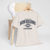 Light Gray New Orleans 504 Louisiana Tee — The Big Easy City  T-Shirt