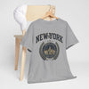 Dark Gray New York Vintage Crest Tee arched collegiate lettering t-shirt
