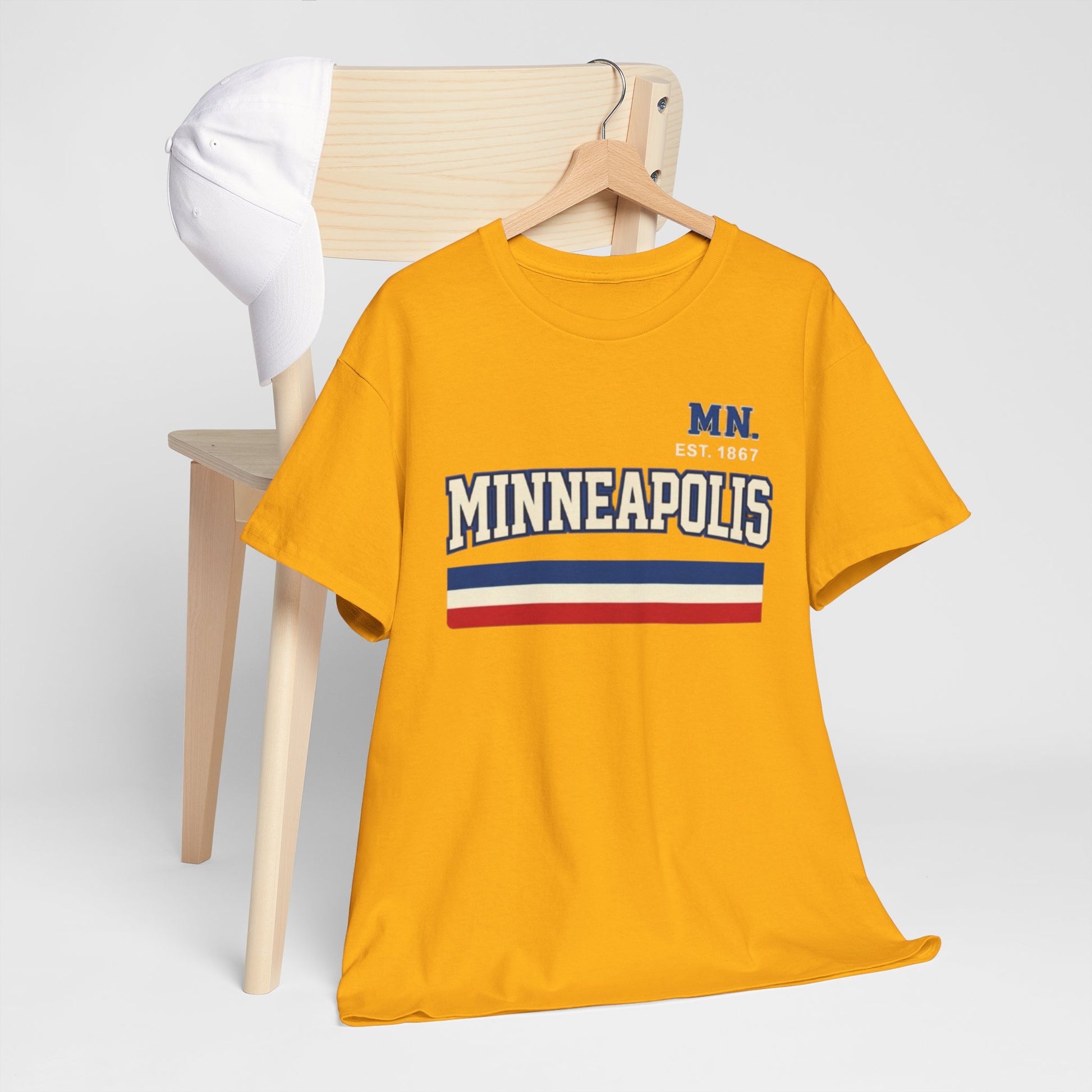 Minneapolis Vintage Stripe Tee — Established 1867 City Shirt streetwear fashion product image 8