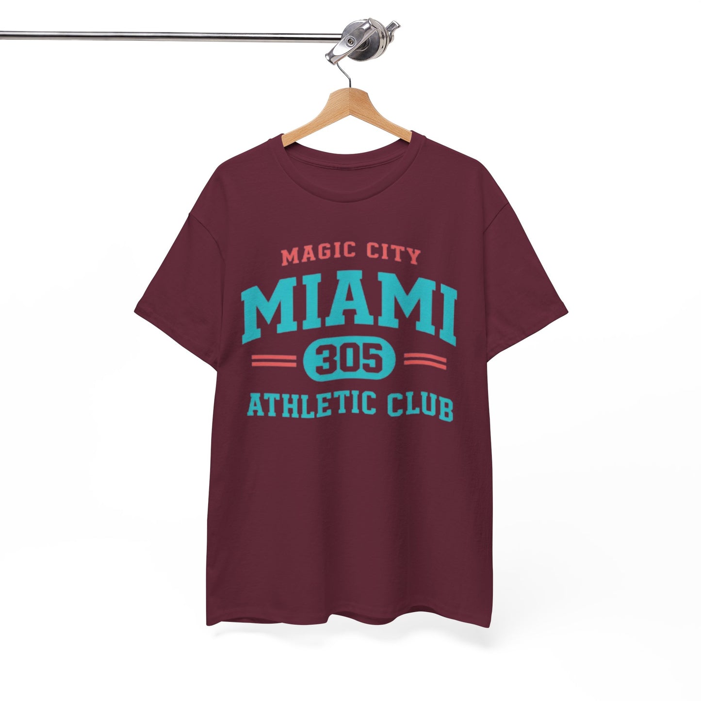 Miami 305 Athletic Club T-Shirt — Magic City Vintage Sport Tee