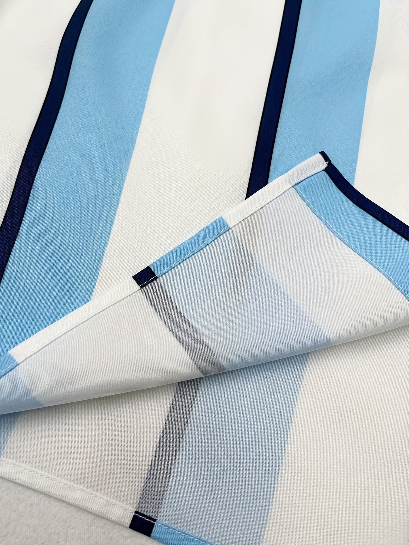 New Men'S Striped Long-Sleeve Business Shirt