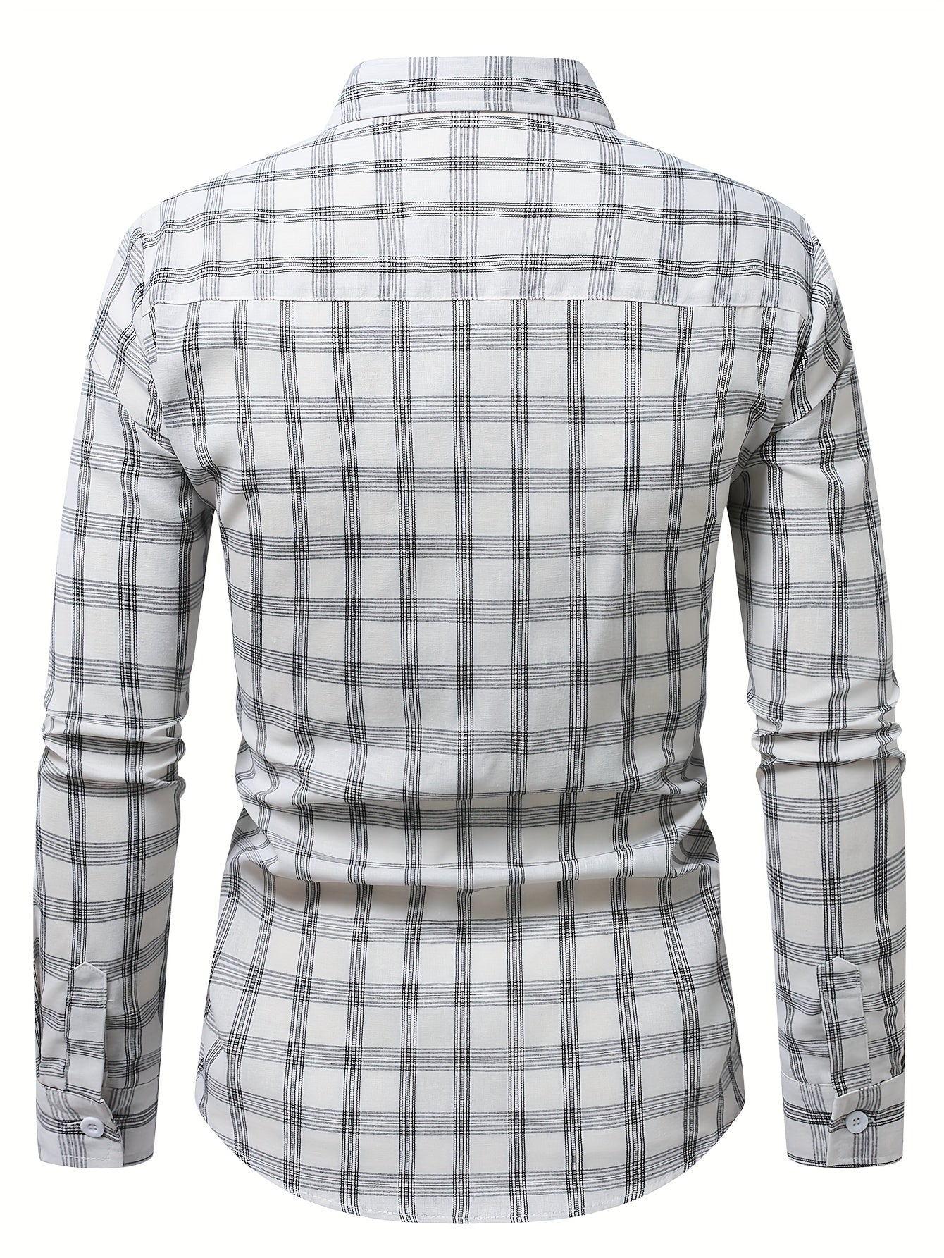 Color-Woven Long-Sleeve Shirt