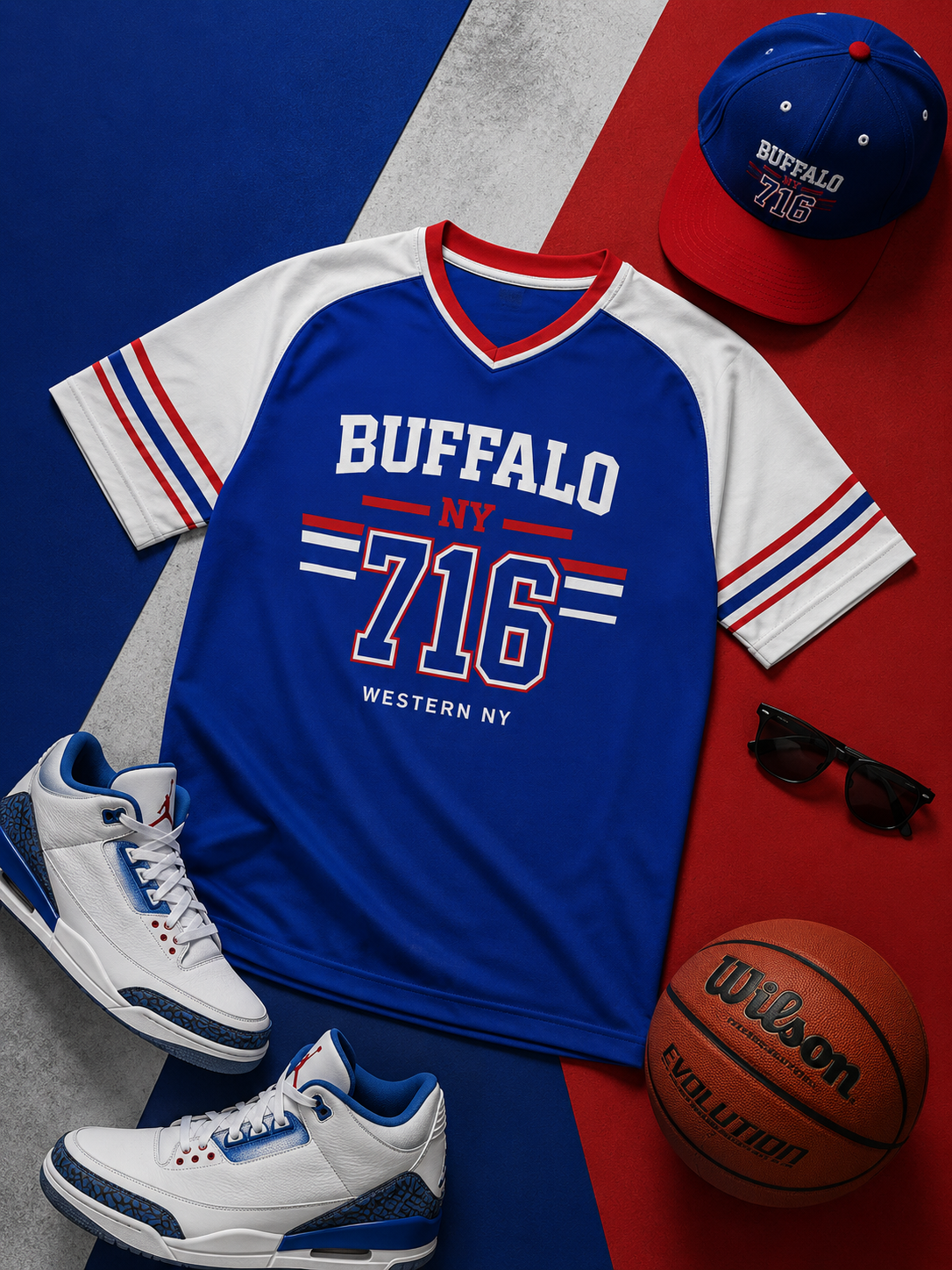 Buffalo 716 football fans gift Style T-Shirt – New York Athletic Streetwear Jersey for Men and Women