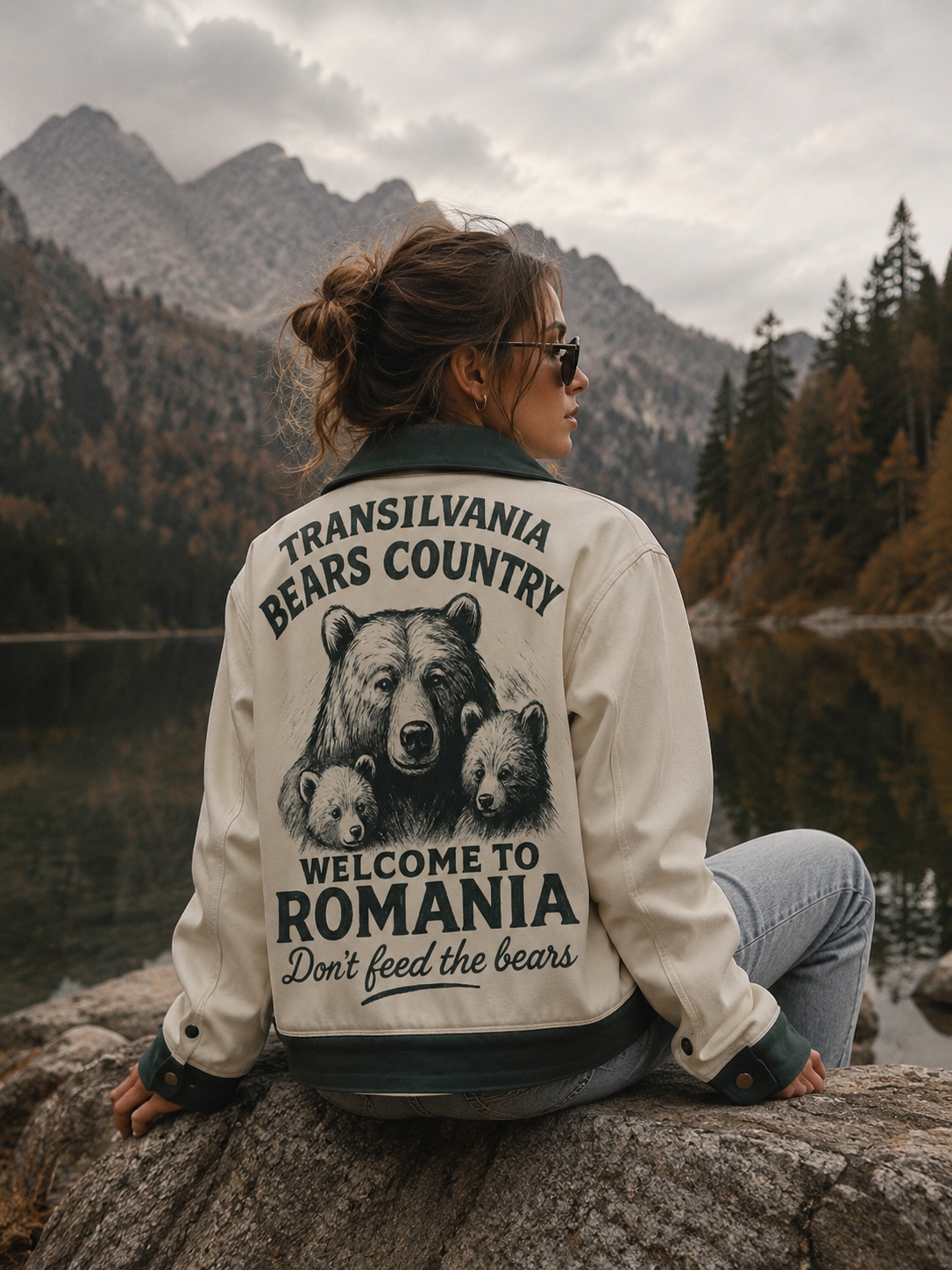 Transilvania Bears Country Jacket – Romania Mountain Nature Vintage Style streetwear fashion product image 2