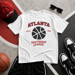 Atlanta Southern League Basketball T-Shirt — Vintage
