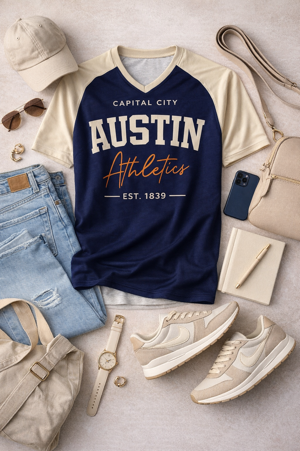 Austin Athletics T-Shirt – Capital City Varsity Streetwear