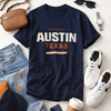 Austin Texas Capital City Graphic T-Shirt – Minimalist City Streetwear Tee