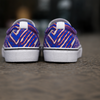 Buffalo Bills Zubaz Men's Slip On Sneakers – Red Blue White Zebra Game Day Style