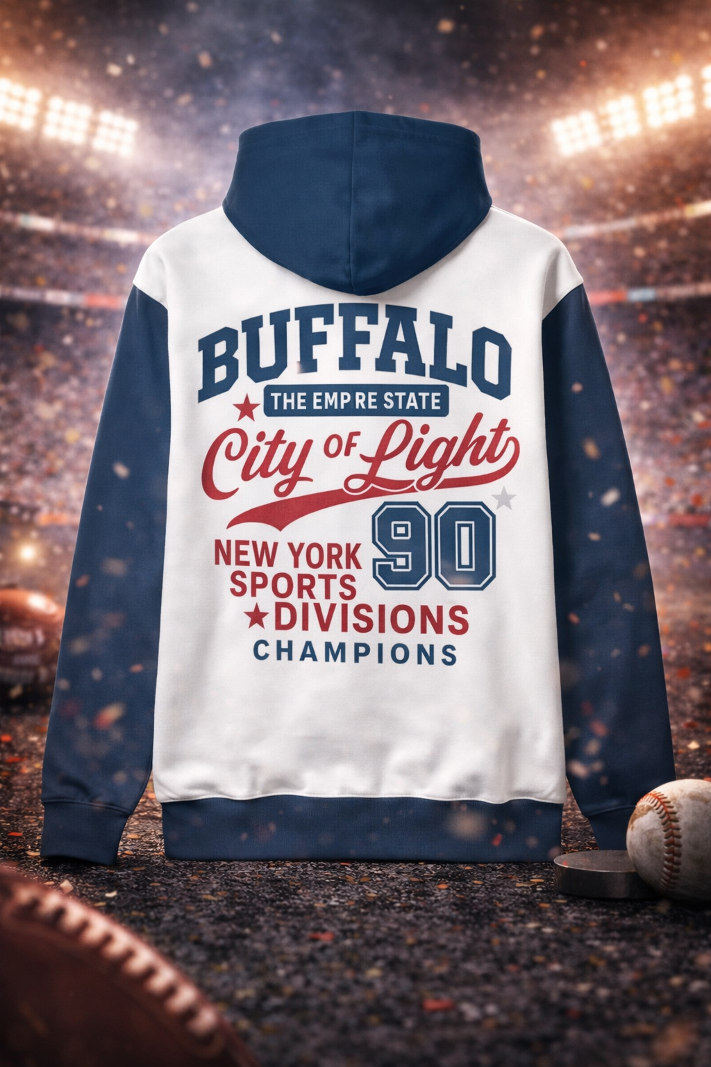 Buffalo City of Light Game Day Hoodie – Athletic Sports Style