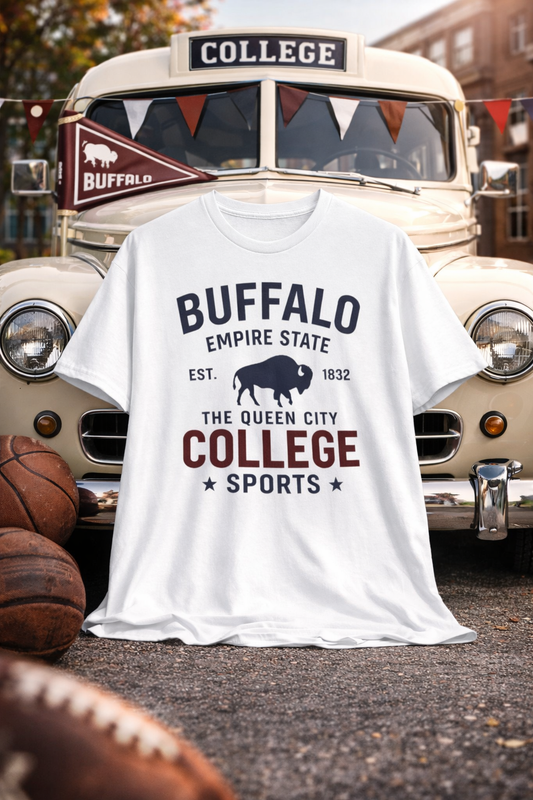 Buffalo College Sports T-Shirt — The Queen City Vintage Tee