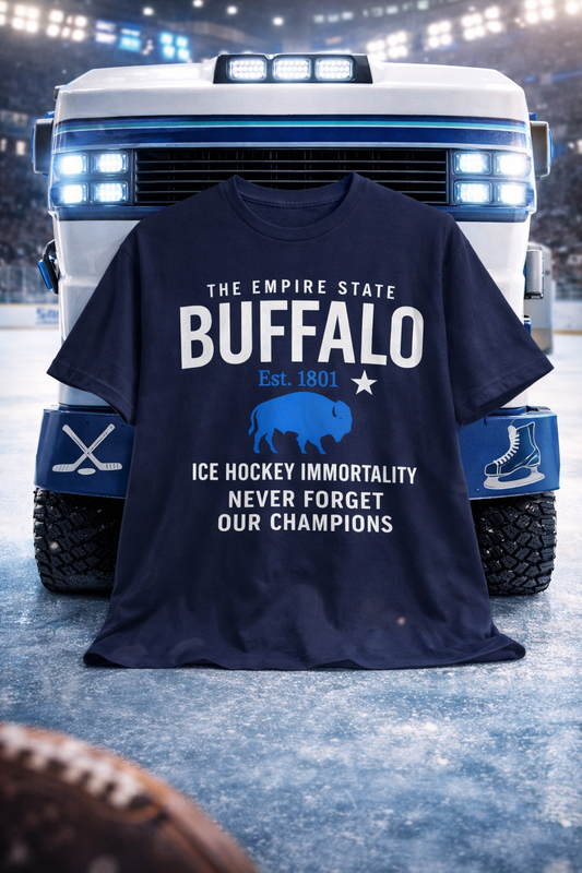 Buffalo Ice Hockey T-Shirt - "The Empire State" Tribute Tee